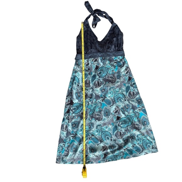 Athleta Black and Green Halter Sundress for Cocktail - Picture 4 of 10